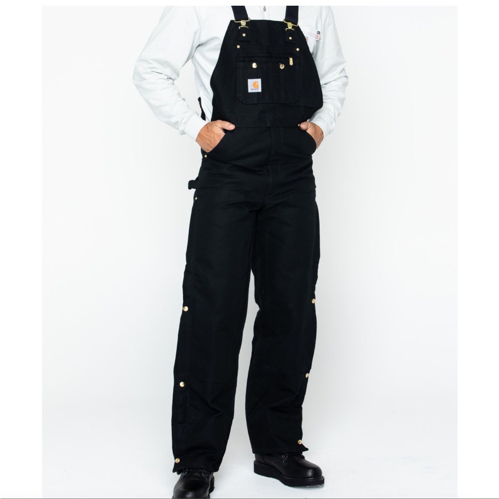 Carhartt Quilt Lined Duck Bib Overalls